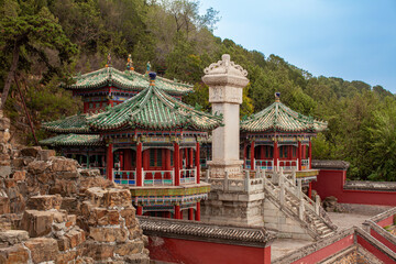Naklejka premium Summer Palace, an imperial garden in the Qing dynasty, Beijing, China