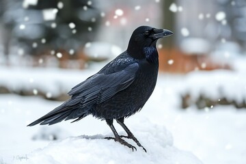 Crow professional portrait , high quality, high resolution