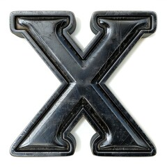 X symbol , isolated on white background , high quality, high resolution