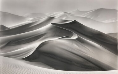 The Elegance of Sand Dunes, The Artistry of Sand Dune Curves, Sculpted by Wind, Natures Brushstrokes