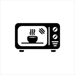 Microwave icon . Microwave icon vector illustration on white background.