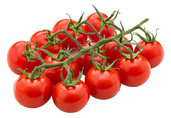 Ripe tomatoes isolated on transparent background png