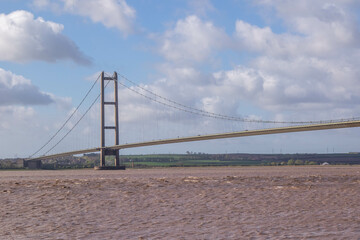 Fototapeta premium The Humber Bridge, East Riding of Yorkshire
