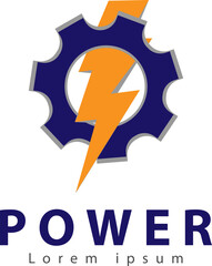 Web the letter p in the power logo, along with the gear circle and lightning symbol