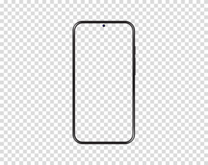 smart phone mock up isolated