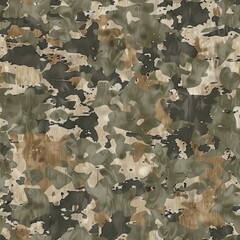 Camouflage Seamless Pattern Background