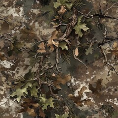 Camouflage Seamless Pattern Background
