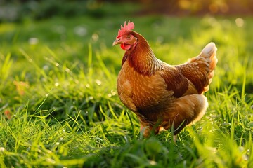 large beautiful chicken