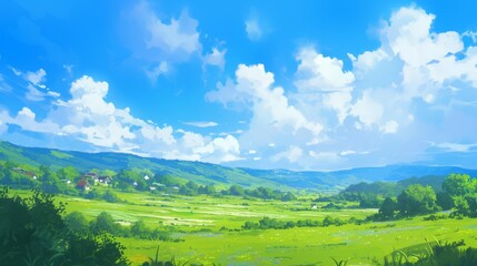 Obraz premium Peaceful landscapes for creative exploration