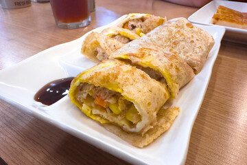 Taiwan, like it, delicious, breakfast, omelette