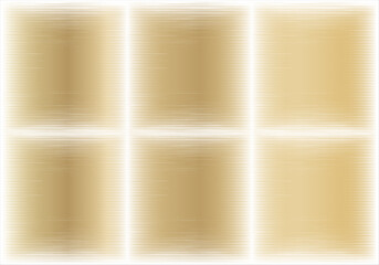 Fondo blanco con patrón de trazos en cuadrado dorado.