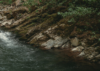 Canyon in the mountainous southern part of Russia