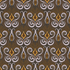 abstract seamless motif fabric patterns, abstract ikat, carpet, fabric, batik	