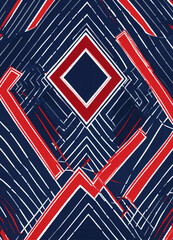 red and blue background