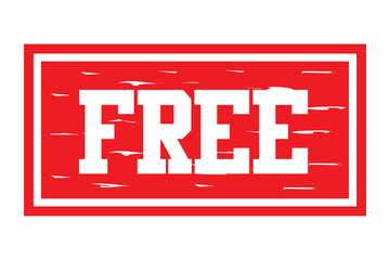 Free stamp red