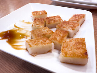 Taiwan, breakfast, delicious, radish cake, Chinese pastry