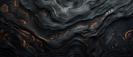 Moody and atmospheric blackwood grain texture, perfect for dramatic and luxurious backgrounds,