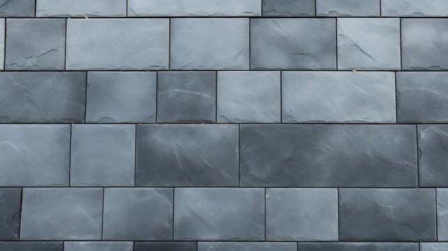 Overhead perspective of a seamless bluestone floor, simple and sturdy for minimalist aesthetics,