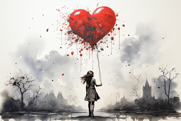 Lost love in a wasteland.