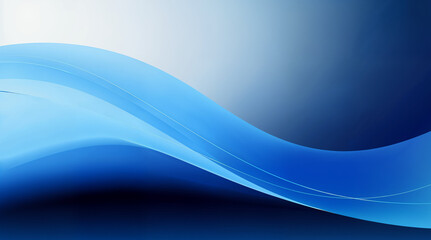 Obraz premium Abstract Presentation Background - Blue Tranquil Waves