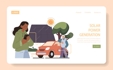 Solar Power Generation set.