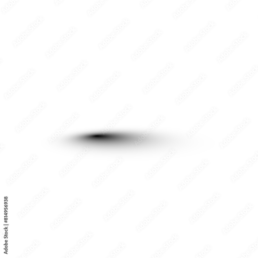 Poster shadow strips, realistic round overlay effect isolated on transparent background. gradient shadow wi