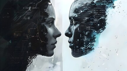 of Human-AI Relationship:Contrasting Profiles in Luminous Tones