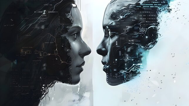 of Human-AI Relationship:Contrasting Profiles in Luminous Tones