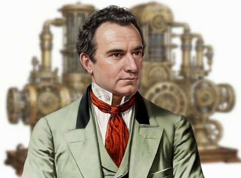 Charles Babbage was a British mathematician and philosopher, protoinformatics scientist who first came up with the idea of a programmable computer.