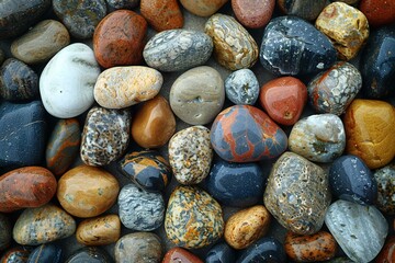 Digital image of pebble, gravel, beach collection, october , high quality, high resolution