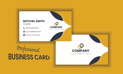 Modern creative and elegant business card template