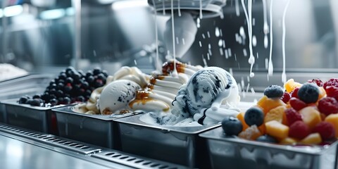 Creating New Ice Cream Flavors: A Lab Experiment. Concept Food Science, Flavor Creation, Taste Testing, Sweet Treats, Recipe Development