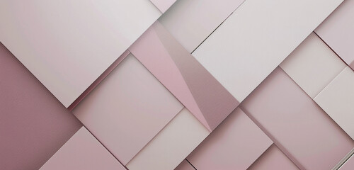Obraz premium Chic luxury real estate marketing brochure with geometric mauve and taupe.