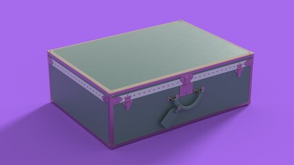 3D render of the bag on the plain background