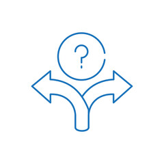 Better Decision Making Vector Icon Design