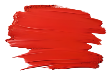 red paint texture on transparent background