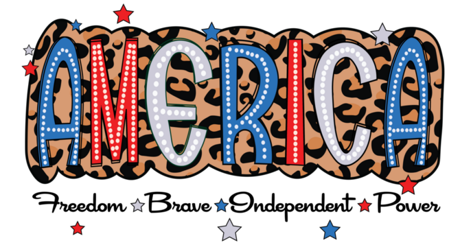 America leopard doodle bright Png svg, 4th Of July Png svg, Freedom Brave Indepence Power, Independence Day Png, USA Png, America 1776 Png
