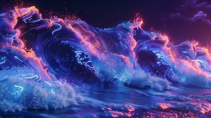 lightening in water waves