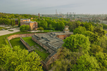 Fortifications on Góra Gradowa in Gdańsk, Poland.