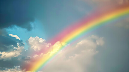 Glimmering Spectrum of Hope across a Stormy Sky - Significance of Rainbow