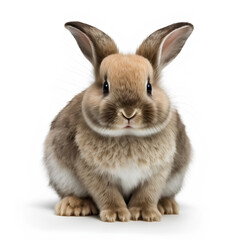 Obraz premium white rabbit isolated on white