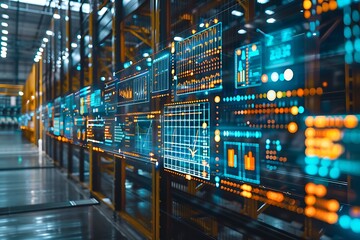 Fototapeta premium Highlight AI's role in predictive analytics for healthcare supply chains