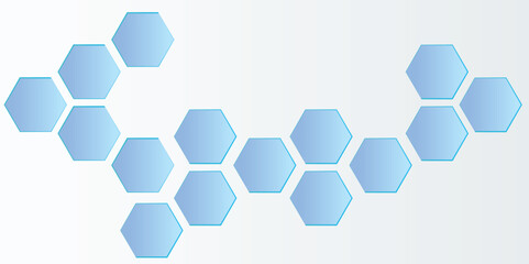 Retro geometric hexagon seamless pattern. Abstract colorful hexagon background	
