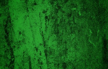 Scraped green background, Green Abstract Background, Green cracked wood background, Green textured paper or concrete wall wide banner background