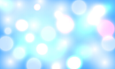 Fototapeta premium blue bokeh blurred with blink light with mesh gradient abstract background