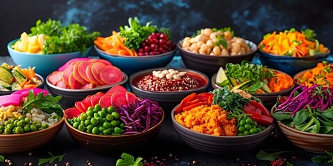 Fototapeta premium Analyzing Plant-Based Food Sales Delivery Service Usage and Restaurant Recovery Through Graphs. Concept Food Delivery Trend, Plant-Based Sales, Restaurant Recovery, Graph Analysis