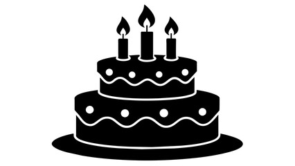 birthday cake and svg file