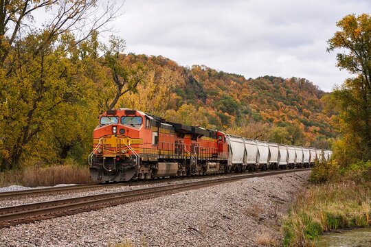 Train in Autumn