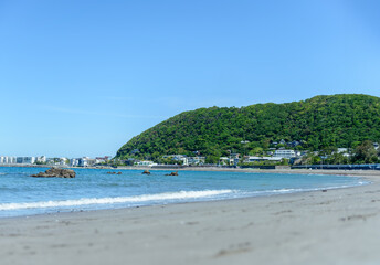 一色海岸、神奈川県三浦郡葉山町