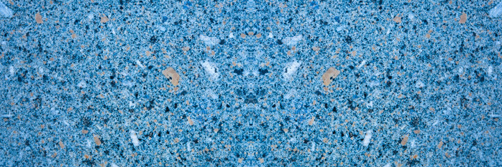 Wall terrazzo texture gray blue of stone granite black white background marble surface pattern sandstone small have mixed sand tile background.